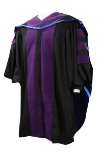 DA023 來樣訂做畢業袍 團體訂購畢業袍 院士袍  主席袍 設計畢業袍供應商  教授袍